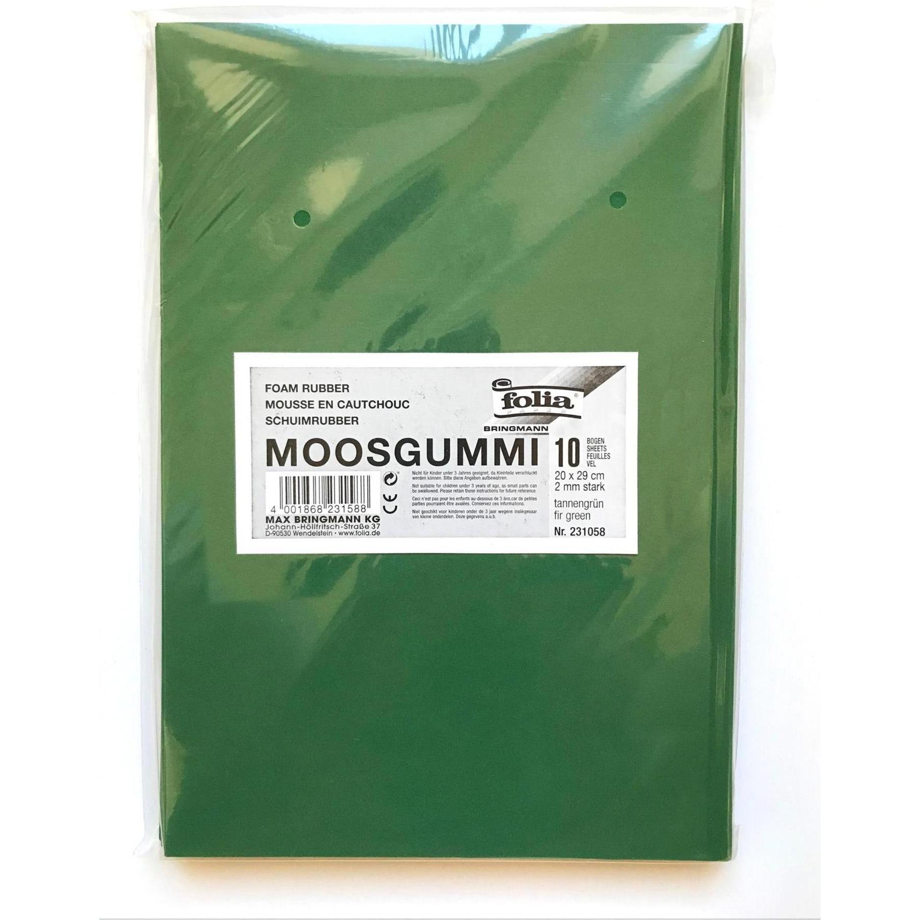 Folia Moosgummi tannengrün
