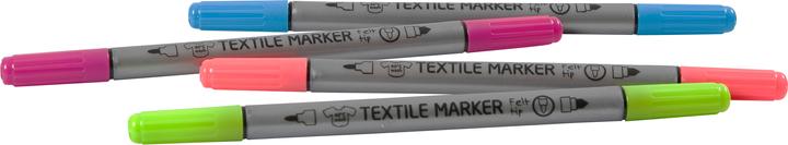 Produktbild Creativ Company Textilmarker Set Mehrfarbig (Mehrfarbig, 2.30 mm, 20 x)