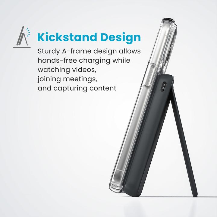 Actual product image speck StandyBank + ClickLock - Power Bank MagSafe 5000 mAh + Stand (5000 mAh, 7.50 W)
