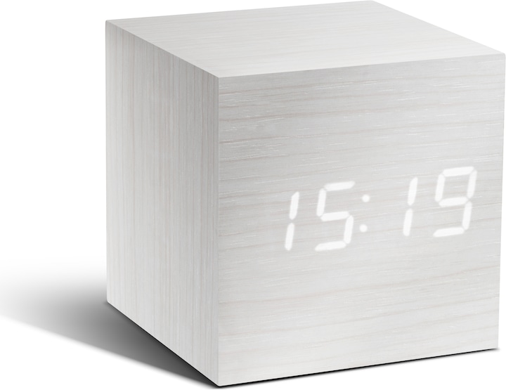 Gingko Cube Click Clock