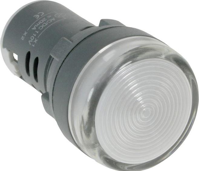 Image du produit RND Components Afficheur à panneau, blanc, 22mm, 230V, vis