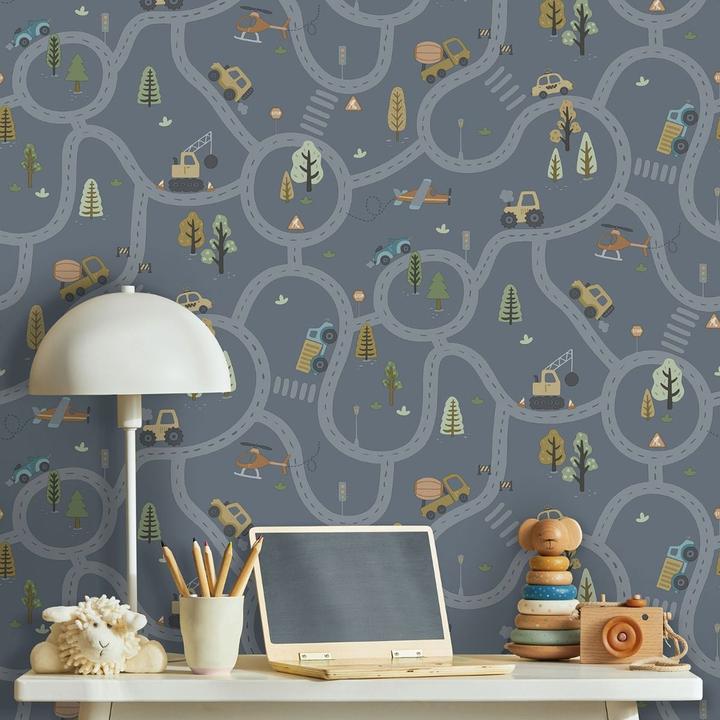 Produktbild Holden Décor Roundabout Road Strukturtapete