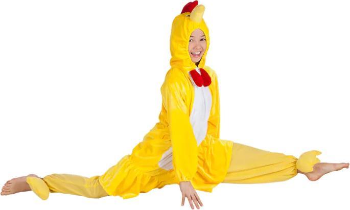 Immagine prodotto Boland Costume da pollo per bambino: tuta in peluche con cappuccio (140)