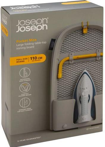 Joseph Joseph Pocket Plus Max Klappbares Tisch-Bügelbrett ecru