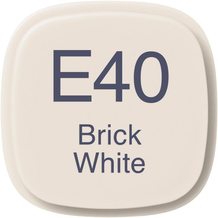 Actual product image Copic Graphic marker Classic type E - 40 (E40 - Brick White, 1 x)