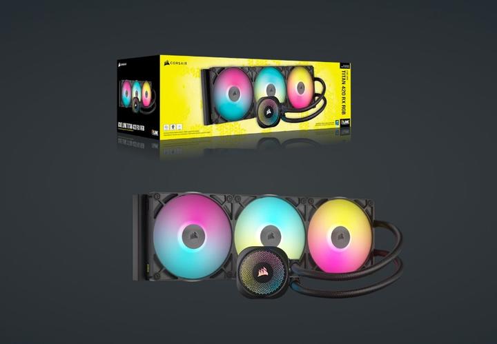 Actual product image Corsair iCUE LINK TITAN 420 RX RGB
