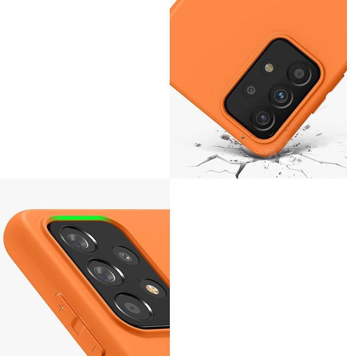 Produktbild Hurtel Silicone Case Flexibel Gummi Handyhülle Silikon Schutzhülle für Samsung Galaxy A22 4G rosa (Samsung Galaxy A22)