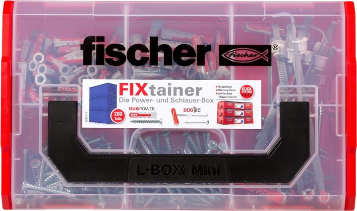 Produktbild Fischer FIXtainer - DuoPower/DuoTec + S (200 Stk.)