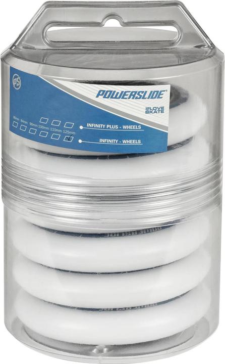 Actual product image Powerslide Skateboard Wheels Infinity 6-Pack 2023 (125 mm)