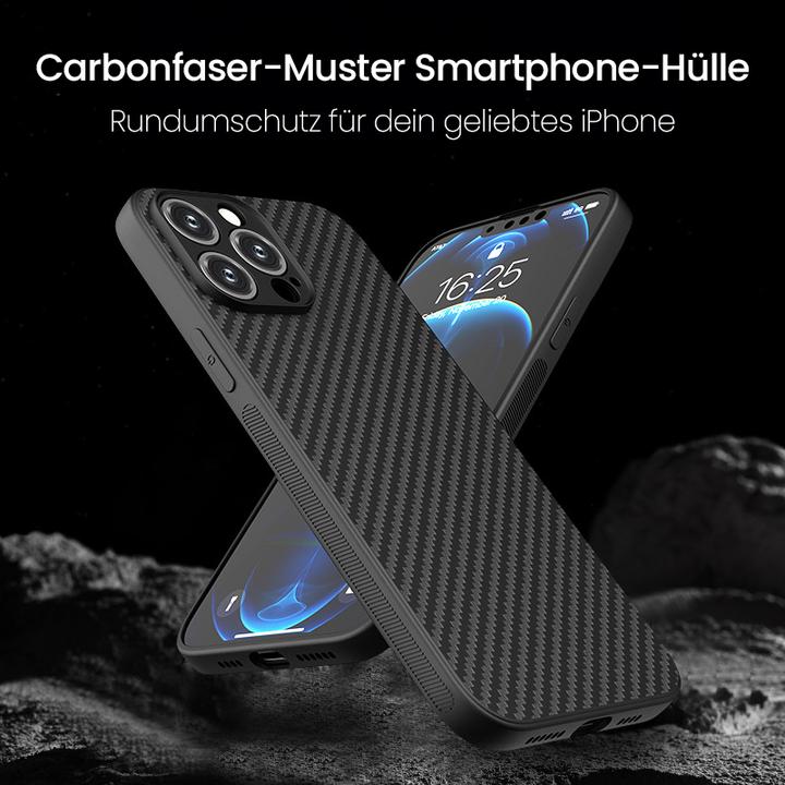 Produktbild RPD iPhone 15 Pro Max - Carbon-Optik Etui, schwarz (Apple iPhone 15 Pro Max)