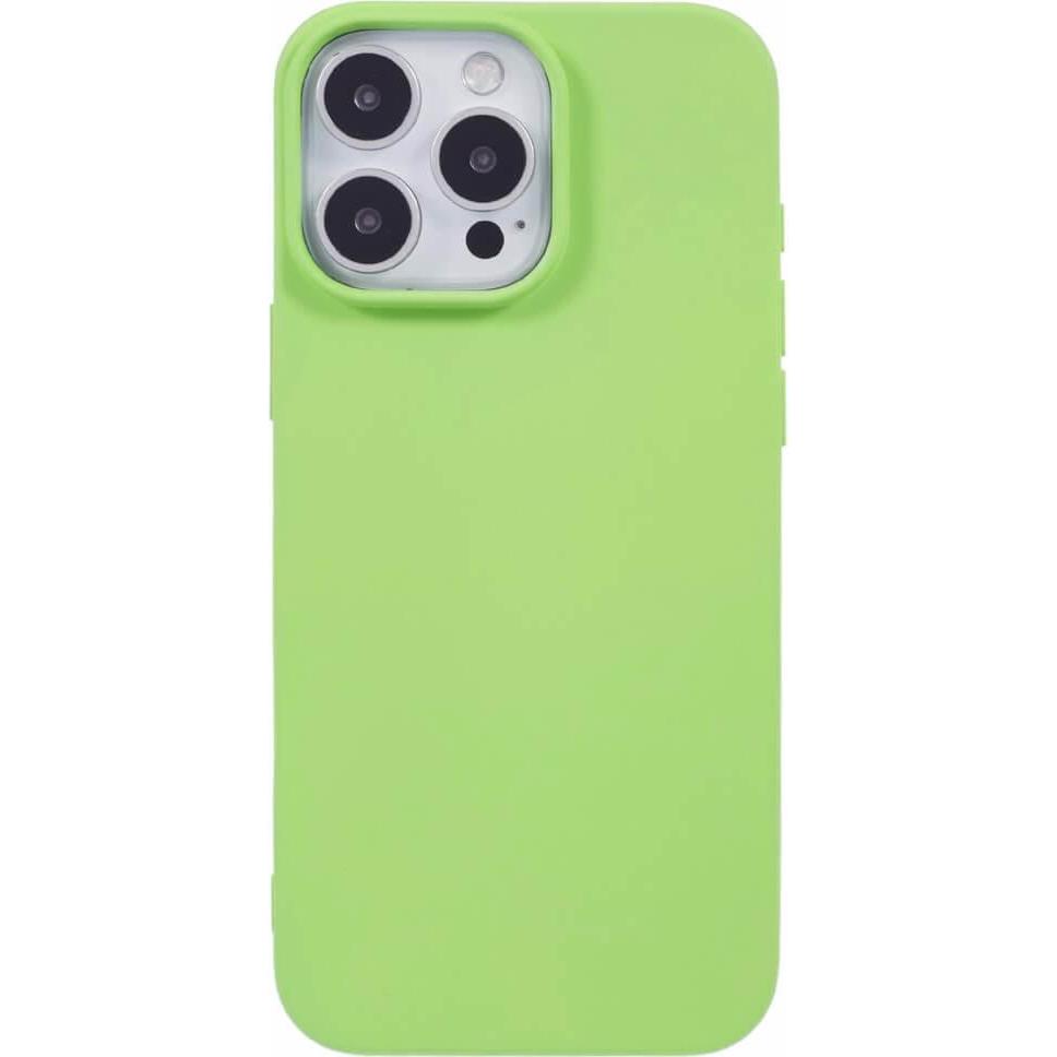 Cover-Discount iPhone 16 Pro Max - Silikon Gummi Hülle (Apple iPhone 16 Pro Max), Smartphone Hülle, Grün