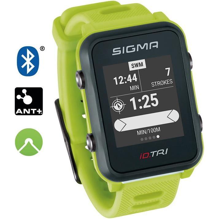 Sigma Sport iD.TRI Basic, Uhrenarmband, Schwarz, Grün