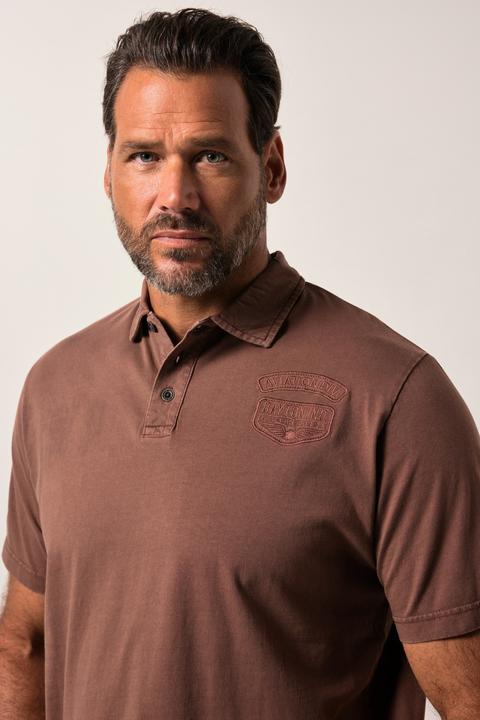 Produktbild JP1880 Poloshirt, Halbarm, Badges, Vintage Look (L)
