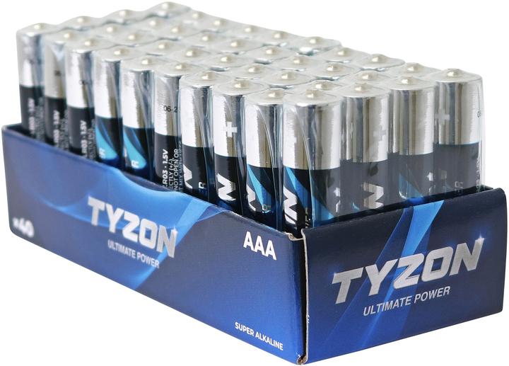 Tyzon 1.5 V Aaa Alkaline Batteries, 40 Pcs (40 Stk., AAA, 1200 mAh)