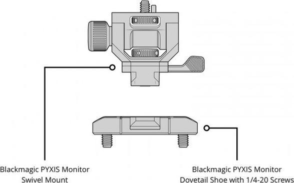 Image du produit Blackmagic Kit EVF pour moniteur PYXIS (5")