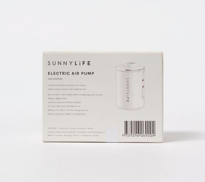 Produktbild Sunnylife Electric Air Pump EU White