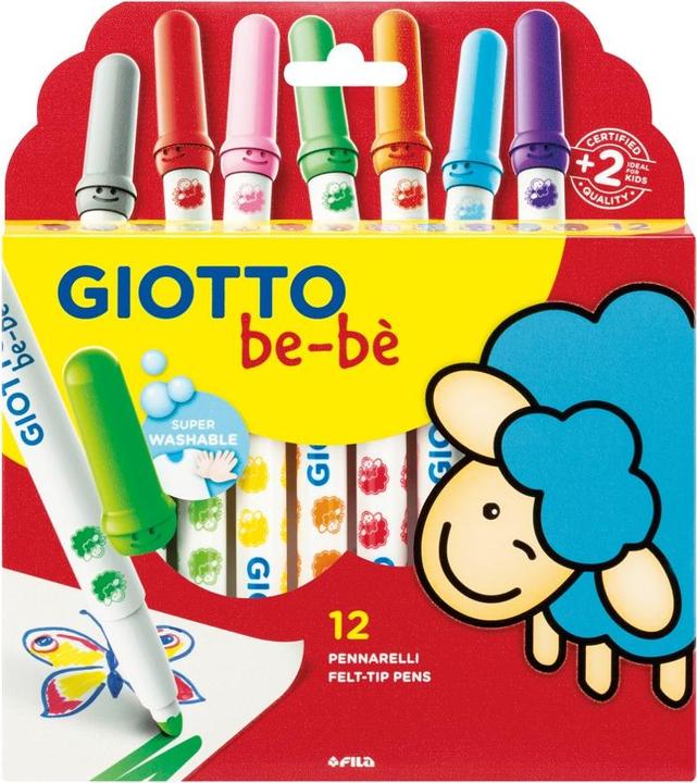 Produktbild Giotto Farbstifte be-bé (Mehrfarbig, 12 x)