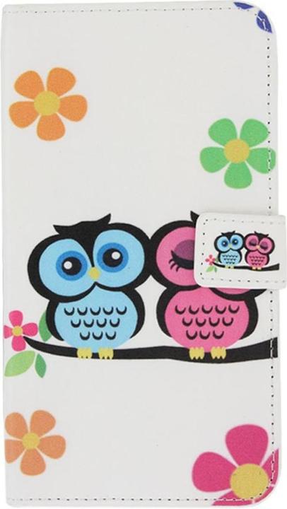 Produktbild König Design Handyhülle Tasche für Handy Wiko Sunset Eulen Paar Verliebt (Wiko Sunset)