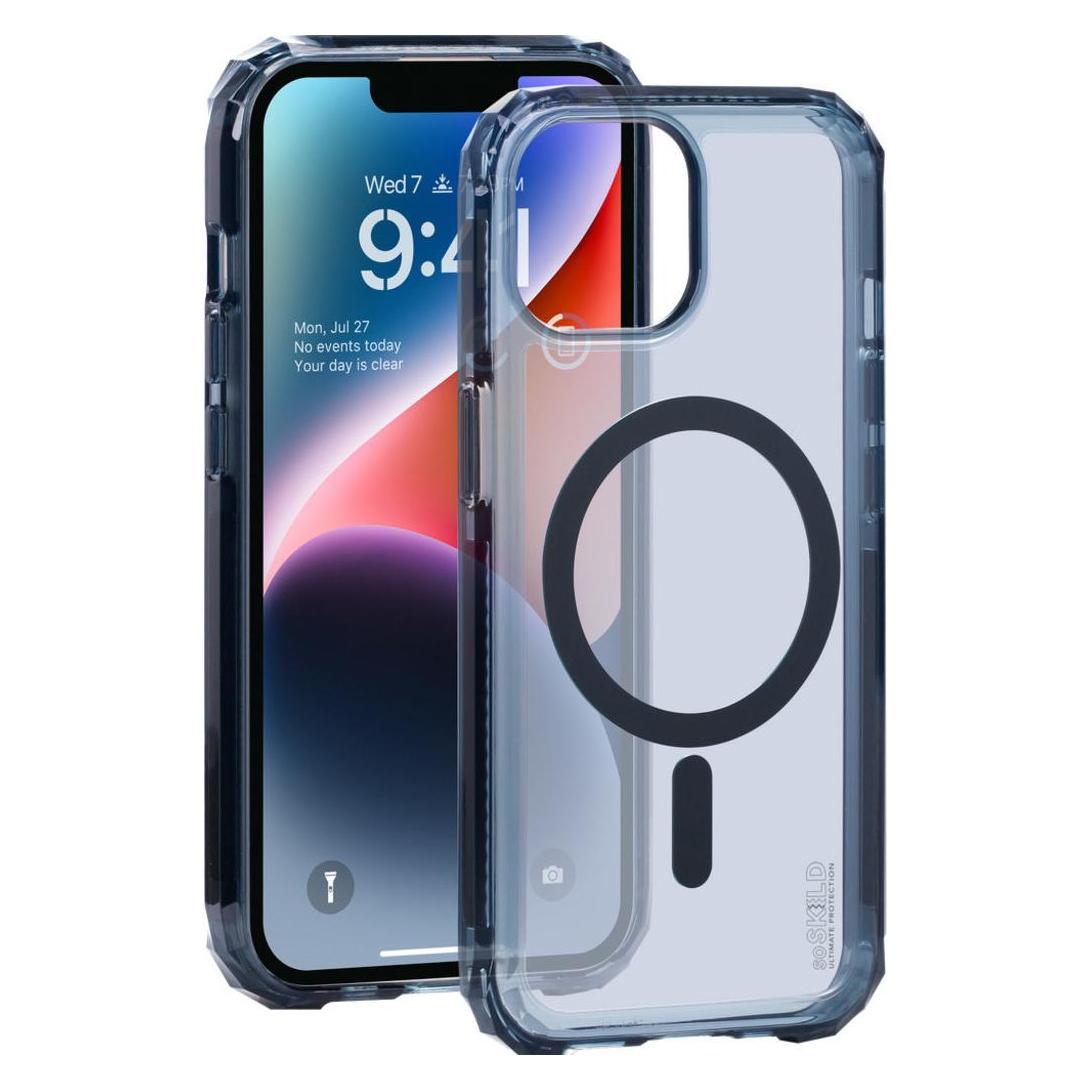 SoSkild Apple IPhone 15 Defend Case Magnetic Ring Smokey Grey (Apple IPhone 15), Smartphone Hülle, Grau