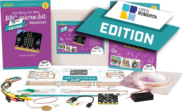 Produktbild Joy-it Abenteuer Elektronik MicroBit-V2, Open Roberta Edition