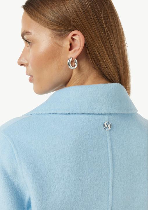 Produktbild Comma Outdoor-Mantel Weicher Blazer-Mantel im Relaxed Fit mit Gürtel und Logo-Detail