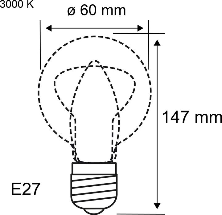 Produktbild Paulmann White Lampion Kolben ST64 (E27, 400 lm, 1x)