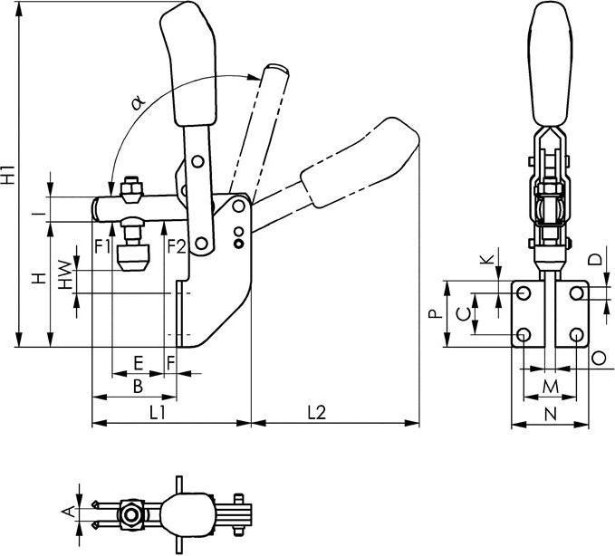 Immagine prodotto Amf Morsetto verticale (54 mm)