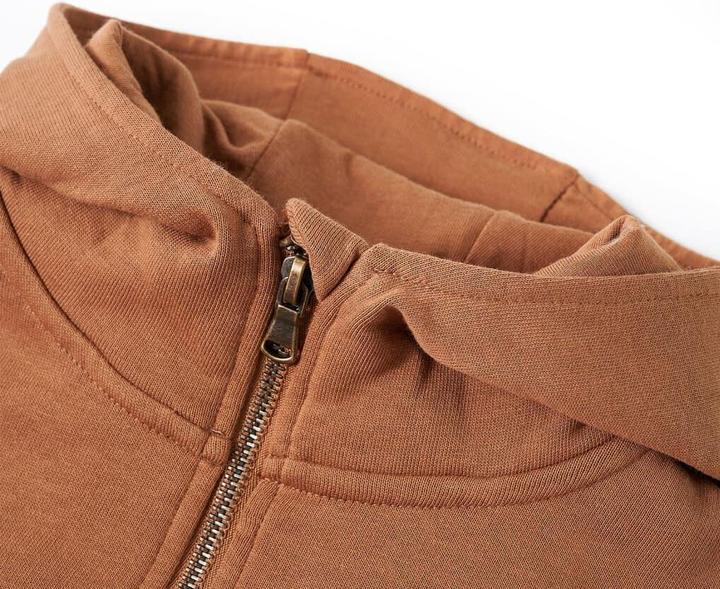 Immagine prodotto vidaXL Maglia con cappuccio e mezza zip per bambini (116)
