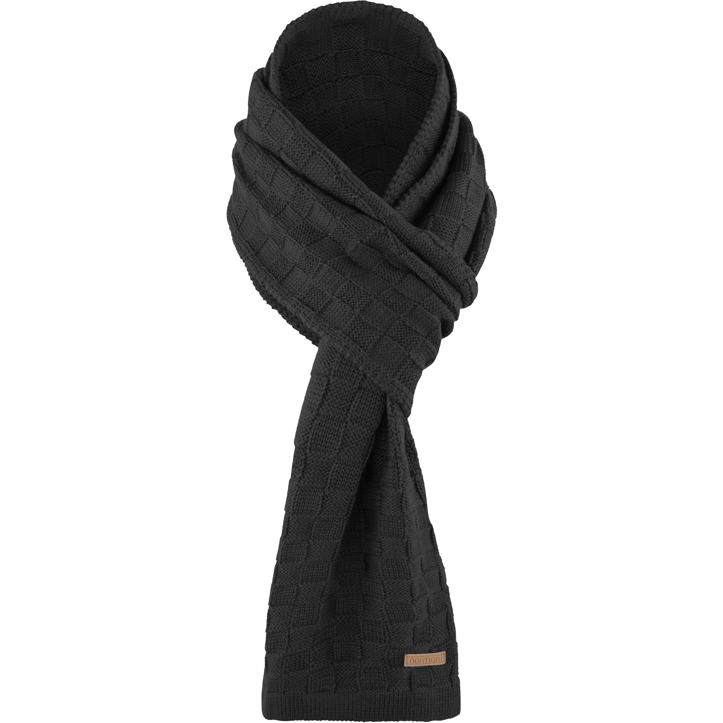 Normani, Herren, Mütze, Winterset aus Merinowolle Mütze, Schal und Handschuhe Muster Yuma - 9601, Grau
