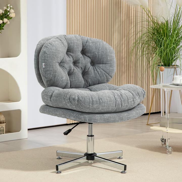 Produktbild Homcom Bürostuhl Polyester Grau