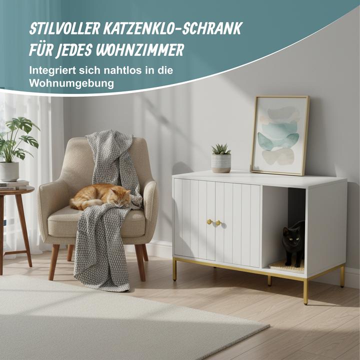 Image du produit Relaxdays meuble à litière