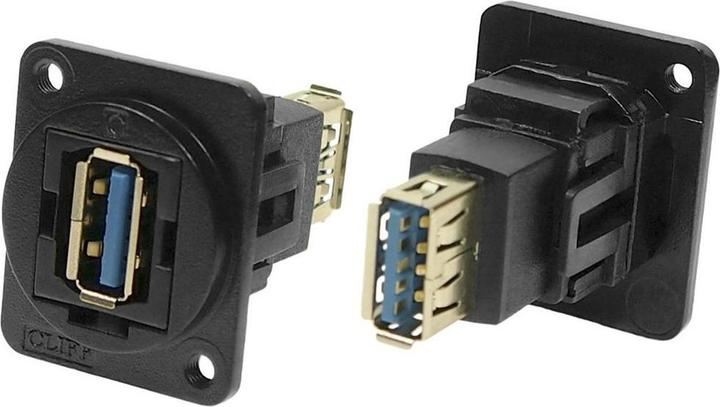 RS PRO FT BLK METAL USB 3.0 A-A M3