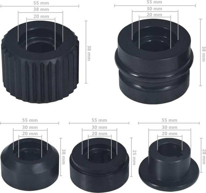 Actual product image vidaXL Flanschmutter