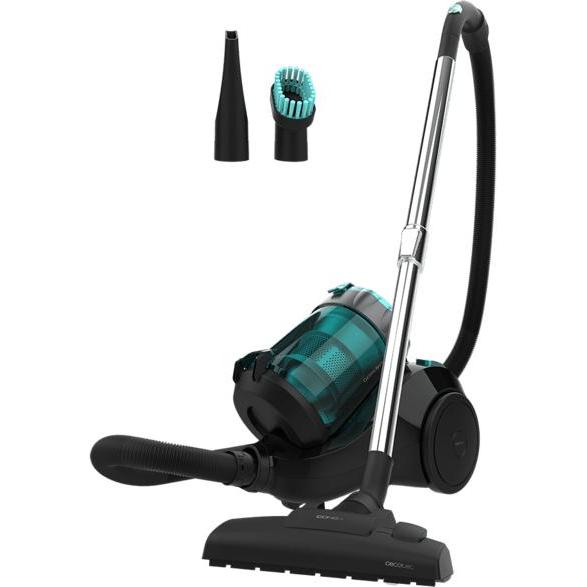 Cecotec Conga Rockstar Kanisterstaubsauger ohne, Staubsauger, Schwarz