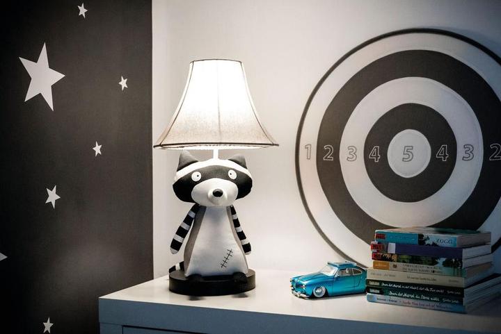 Actual product image Happy Lamps Ben the raccoon