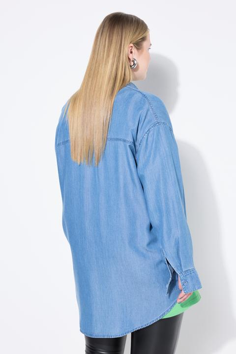 Immagine prodotto Studio Untold Camicia di jeans dal taglio oversize con maniche lunghe (54)