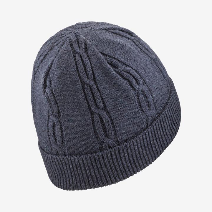 Actual product image Wedze Children's woollen hat - blue cord
