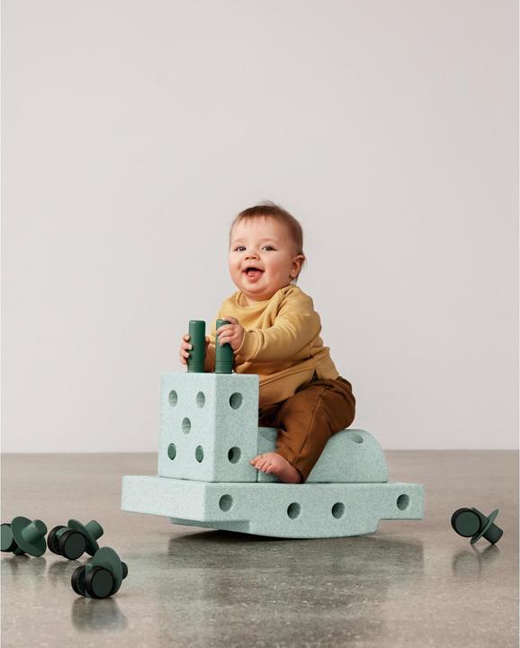 Immagine prodotto Modu Curiosity Set - Set iniziale, tavola d'equilibrio, cavallo a dondolo, giocattolo per le