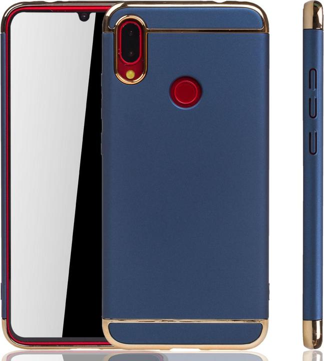 Produktbild König Design Xiaomi Redmi Note 7 Hülle Case Handy Cover Schutz Tasche Schutzhülle Bumper Blau (Xiaomi Redmi Note 7, Xiaomi Redmi Note 7 Pro)