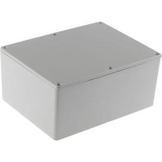 Rs Pro Gehäuse Aluminium 165x127x76mm grau (Gehäuse), Elektronikzubehör + Gehäuse, Grau