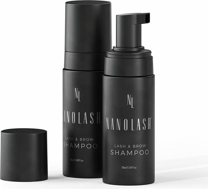 Image du produit NoName Lash & Brow Shampoo 50ml Shampooing nettoyant pour cils et sourcils Eyelash Foam Eyelash