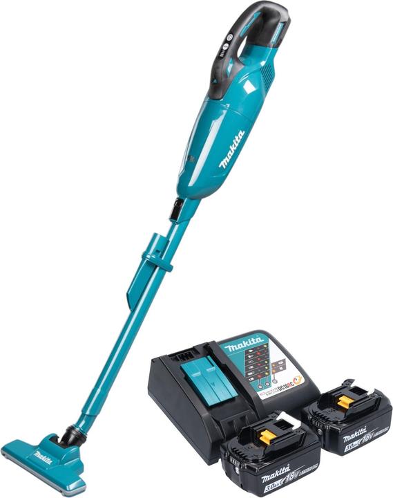 Makita DCL 284 FRF2 Akku Staubsauger 18 V 0,73 l Brushless + 2x Akku 3,0 Ah + Ladegerät