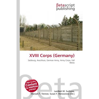 XVIII Corps (Germany), Fachbücher