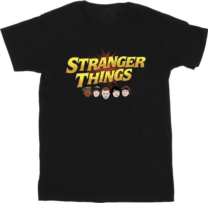 Produktbild Netflix Stranger Things Comic Heads TShirt Jungen (152, 158)