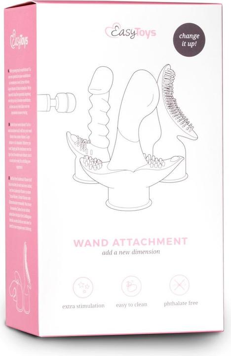 Actual product image Easytoys Attachment with ripples