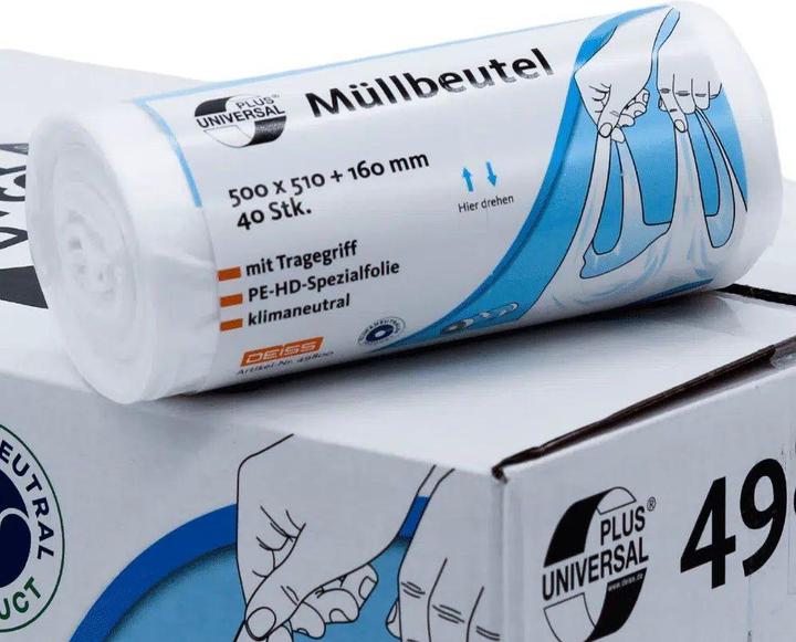 Universal Plus Müllbeutel 30,0 l transparent 9 µm, 1 St. (1x, 30 l)