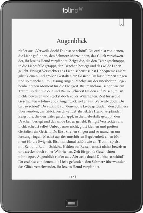 Produktbild tolino epos (7.80", 8 GB, Schwarz)