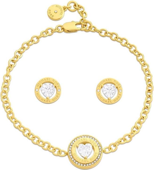 Michael Kors Set Armband Und Ohrringe Fashion Gold (Roestvrij staal)