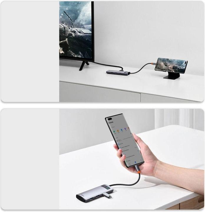 Produktbild Baseus Metal Gelam Series (USB-C, 5 Ports)