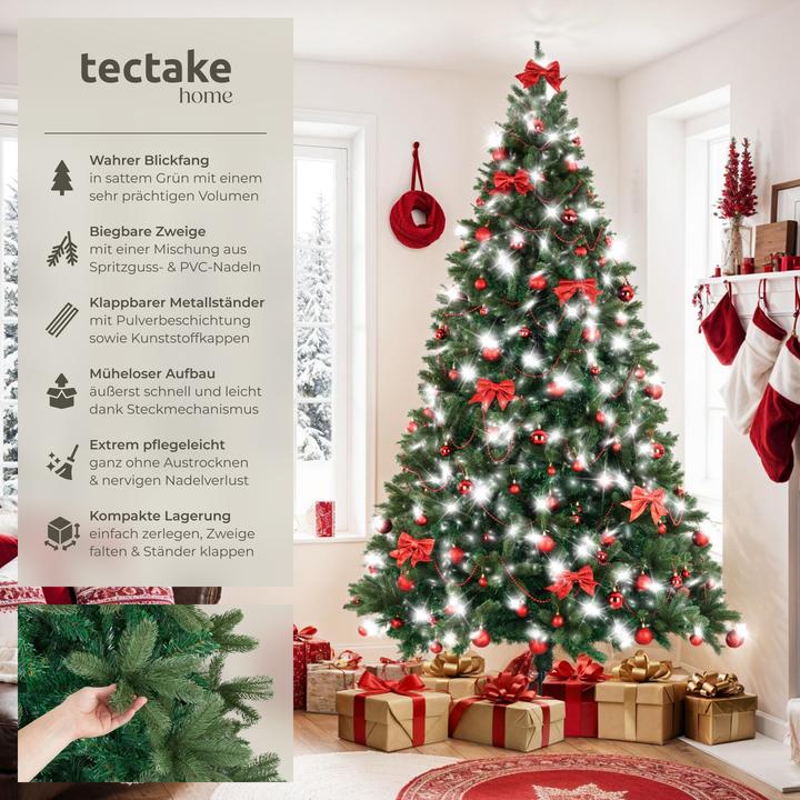 Actual product image tectake Christmas tree (230 cm)